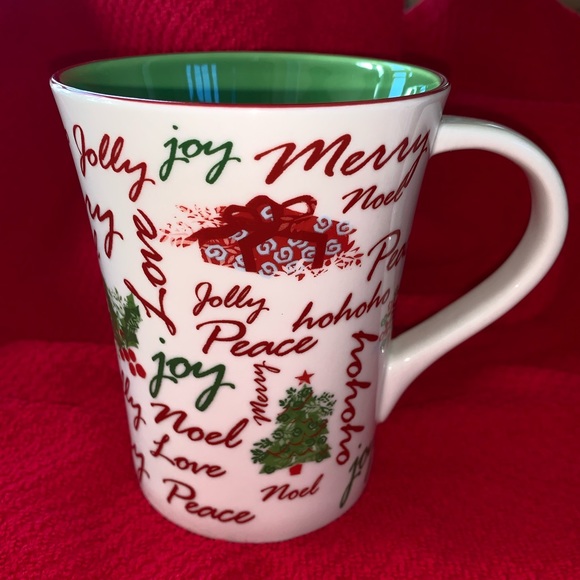 Set of 2 Starbucks Christmas holiday coffee mug tea cup 2007 hot chocolate gift - Picture 4 of 8